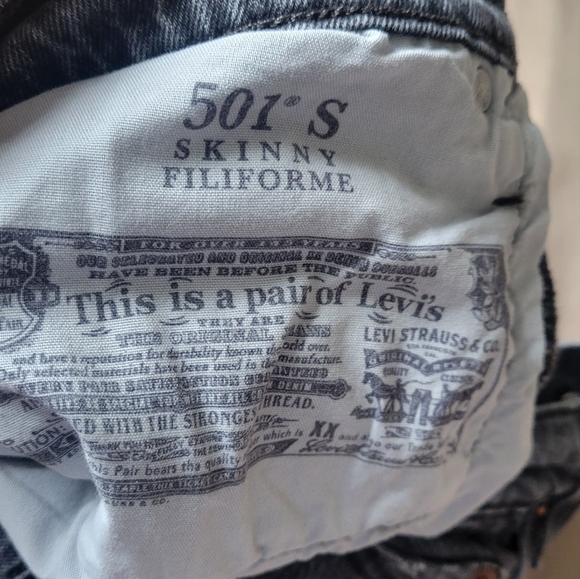 Levi's 501 Skinny Filiforme - Picture 2 of 15